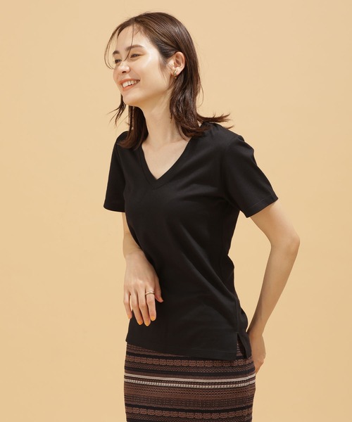 「NANO universe」 長袖カットソー M ブラック レディース 楽天市場】ナノユニバース（Tシャツ・カットソー｜トップス