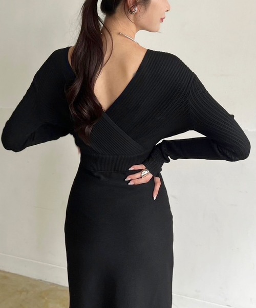 Jewelobe（ジュエローブ） ワンピース カシュクールロングマーメイド