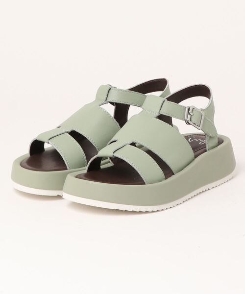 ing（イング） サンダル ボリュームソールグルカサンダル レディース