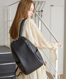 LOWELL Things PU リュック　Lサイズ　アイボリー セール】 【CM使用商品】○SOEUR/PUレザーバックパック