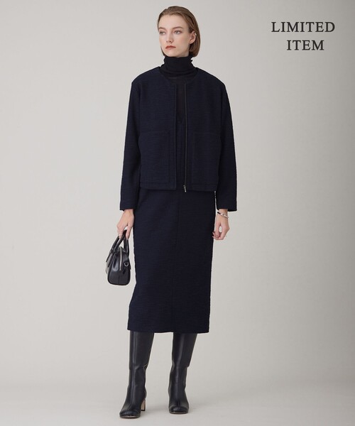 ICB（アイシービー） スカート 「WEB限定・洗える」 ツイードインレイ