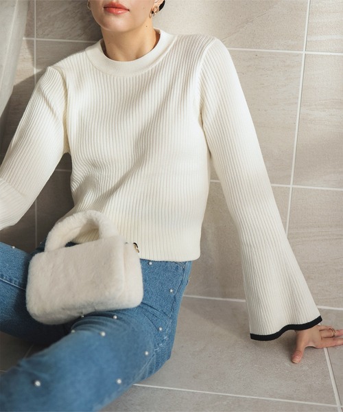 KOBE LETTUCE（神戸レタス） ニット セーター 選べるフレア袖or