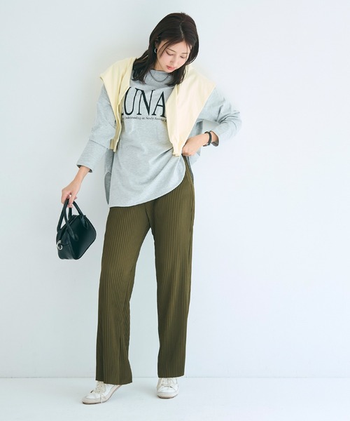 coca（コカ） パンツ ＼新色追加／ジョーゼットリブパンツ カットオフ