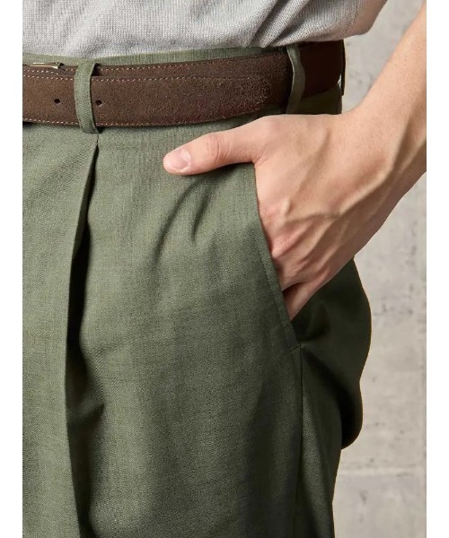 TRANS CONTINENTS（トランスコンチネンツ） セットアップ リネン混