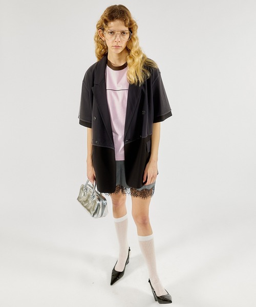 MAISON SPECIAL ブラックジャケット MAISON SPECIAL(メゾンスペシャル)｜【予約販売】2WAYホック