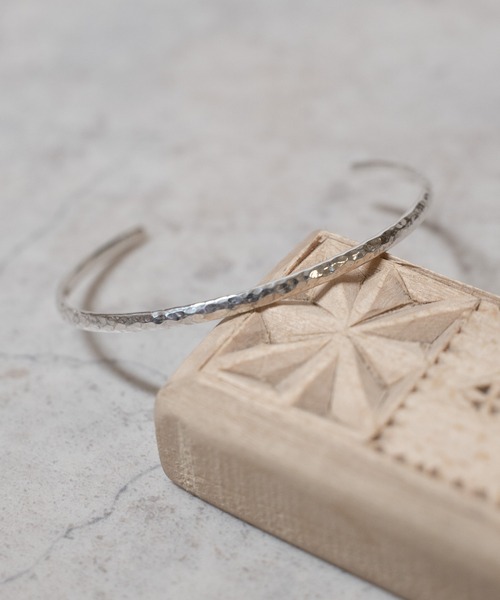 SENTI（センティ） バングル HAMMERED FINE BANGLE SV ハンマード細