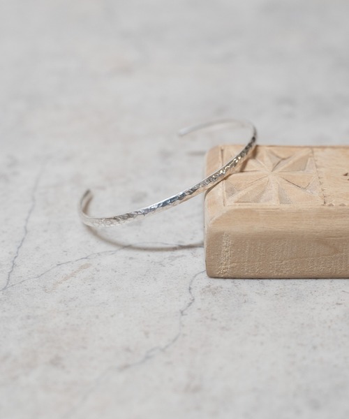 SENTI（センティ） バングル HAMMERED FINE BANGLE SV ハンマード細