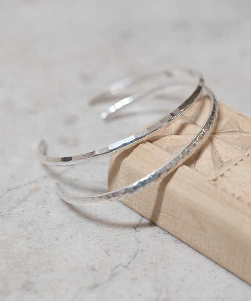 SENTI（センティ） バングル HAMMERED FINE BANGLE SV ハンマード細