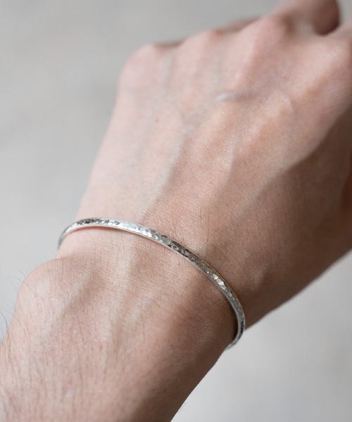 Jouete シルバーハンマードバングル SENTI（センティ） バングル HAMMERED FINE BANGLE SV ハンマード細