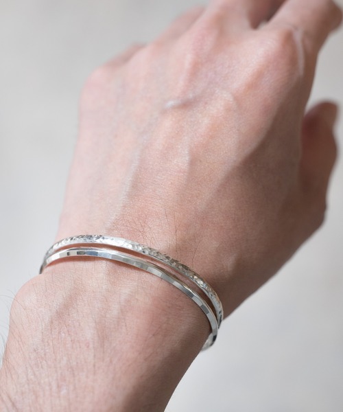 SENTI（センティ） バングル HAMMERED FINE BANGLE SV ハンマード細