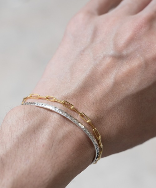 SENTI（センティ） バングル HAMMERED FINE BANGLE SV ハンマード細