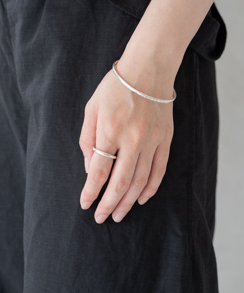 SENTI（センティ） バングル HAMMERED FINE BANGLE SV ハンマード細