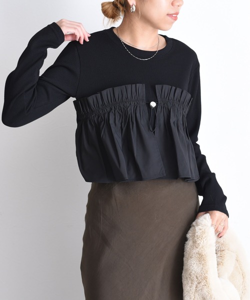 Eimee Law（エイミーロウ） tシャツ ドロストビスチェ レイヤード 