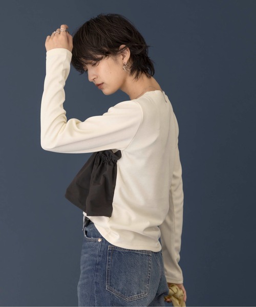 Eimee Law tシャツ ドロストビスチェ レイヤードトップス