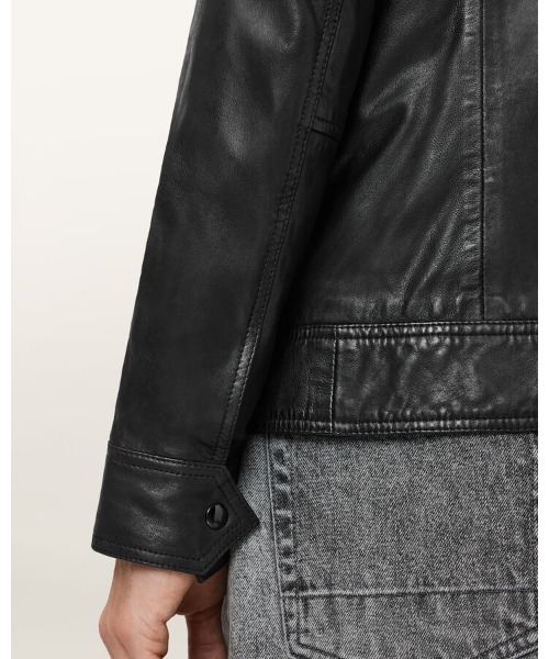 コート ジャケット COLT SLIM FIT LEATHER JACKET | COLT スリム フィット レザー ジャケット メンズの画像
