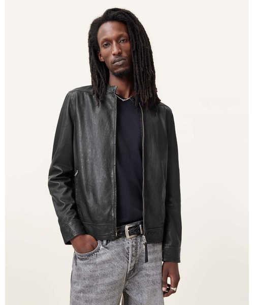 コート ジャケット COLT SLIM FIT LEATHER JACKET | COLT スリム フィット レザー ジャケット メンズの画像