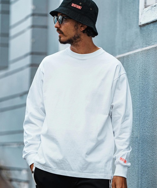felkod（フィルコッド） tシャツ mlt4933-Barcode Embroidery Long
