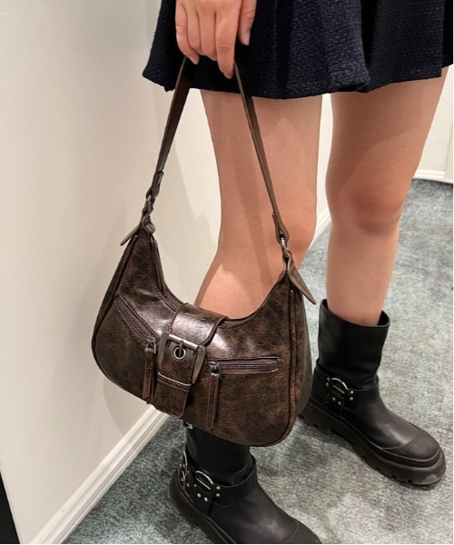 FREE STYLISTS ショルダーバッグ バッグ Y2K バックル ベルト