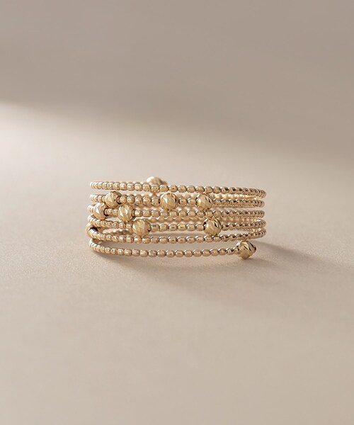 COCOSHNIK（ココシュニック） 指輪 リング K10ハニーカットボール形状