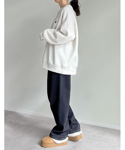 yuhan wang 24AW レースのリボン刺繍スウェットパーカー 新品未使用 追加》【Yuhan Wang for LULU】lace bow sweatshirt（スウェット