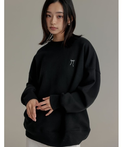 yuhan wang 24AW レースのリボン刺繍スウェットパーカー 新品未使用 追加》【Yuhan Wang for LULU】lace bow sweatshirt（スウェット