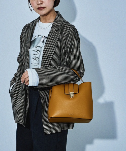 HUNDRED ハンドバッグ ワンハンドルスクエア2wayバッグ