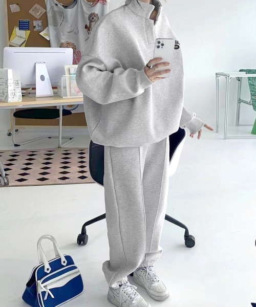 パジャマ パンツ トレーナー 2点セット スウェット ルームウェア Riff パジャマ ルームウェア 「2点セット」 スウェット