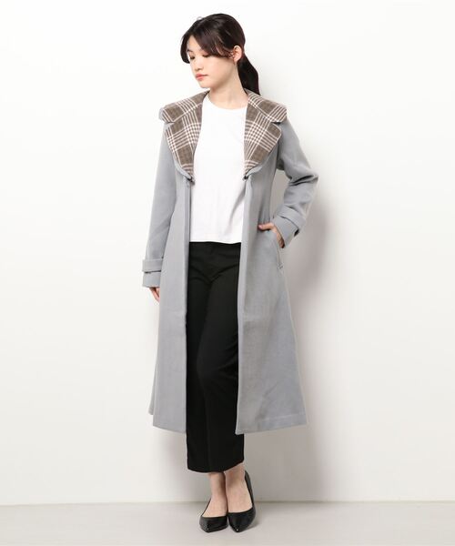 dazzlin（ダズリン） チェスターコート MEDIUM ブルー レディース