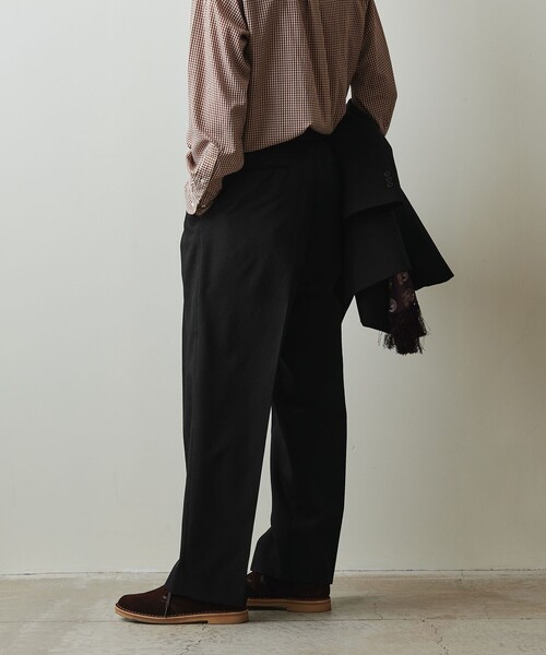★最終値下げ★Steven Alan ウールワイドスラックス Sサイズ STEVEN ALAN スラックス 「Steven Alan」 ウール