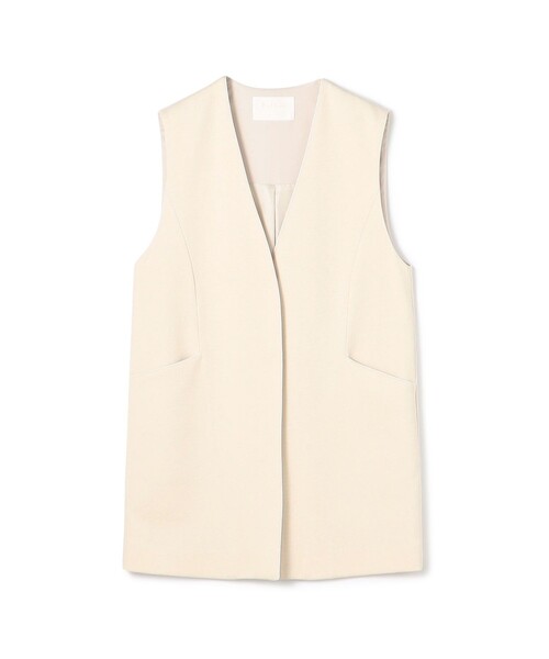 新品　Ballsey ジレ Ballsey ベスト ジレ レノクロスジャージー Vカラーミドルジレ