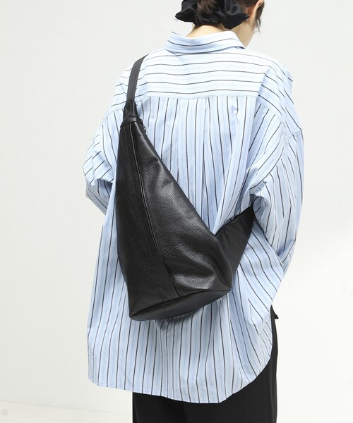 バッグ gathers leather one shoulder bag gathers leather one shoulder bag