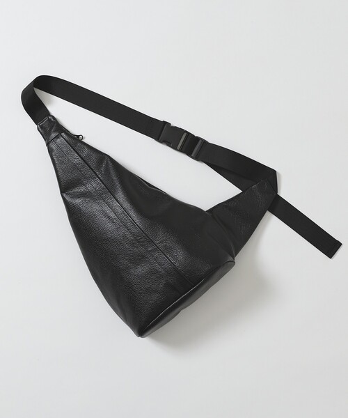 ショルダーバッグ レザー 斜めがけ first hand ファーストハンド 黒 Firsthand ショルダーバッグ Firsthand/ファーストハンド 2WAY