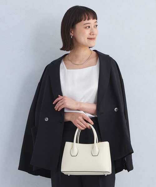 bow.a スクエアタンクトップ　ノベルティバッグ付き Louere 【取り外し可能パット付き】スクエアネックタンクトップ