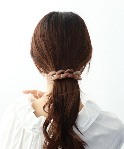 Three Four Time（スリーフォータイム） ヘアクリップ アセチチェーン