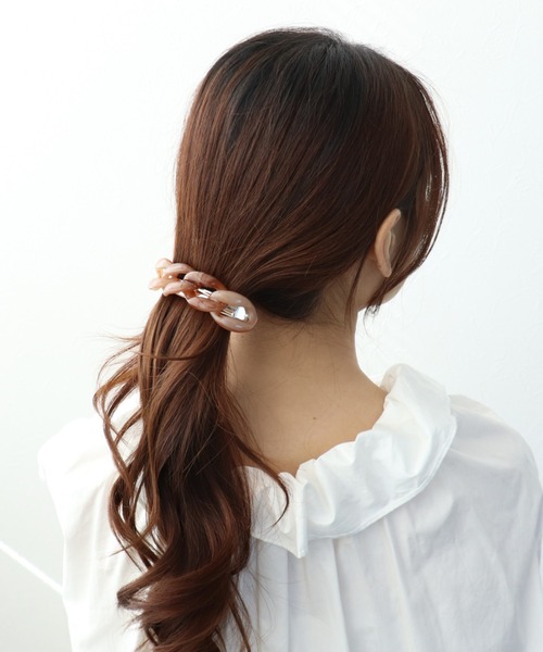 Three Four Time（スリーフォータイム） ヘアクリップ アセチチェーン