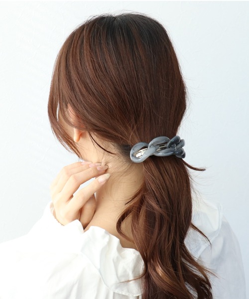 Three Four Time（スリーフォータイム） ヘアクリップ アセチチェーン