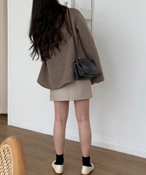 「Dream garden」 「yili」チェスターコート FREE ベージュ レディース_画像4