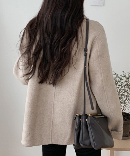 「Dream garden」 「yili」チェスターコート FREE ベージュ レディース_画像5