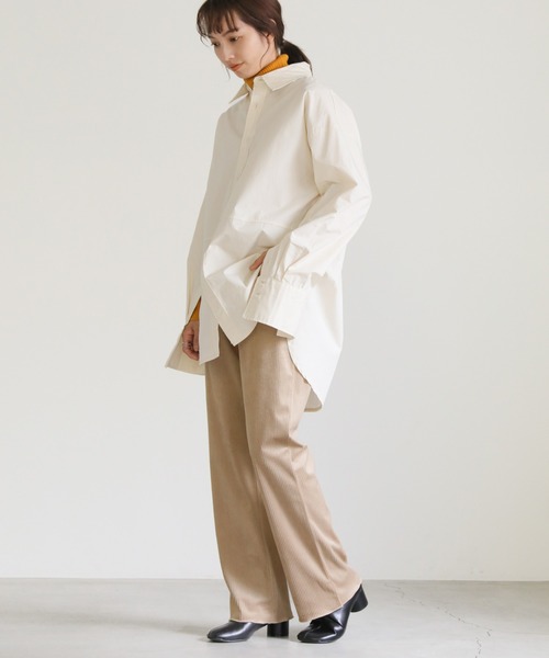 「select MOCA」 イージーパンツ FREE テラコッタ レディース_画像9