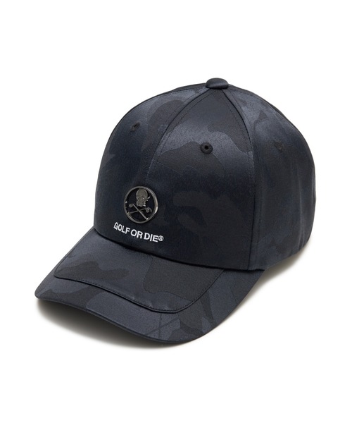 MARK&LONA キャップ 帽子 Metal Skull Icon Camouflage Cap