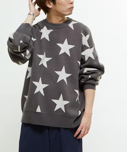ニット セーター STAR JACQUARD PULLOVER KNIT レディース メンズ