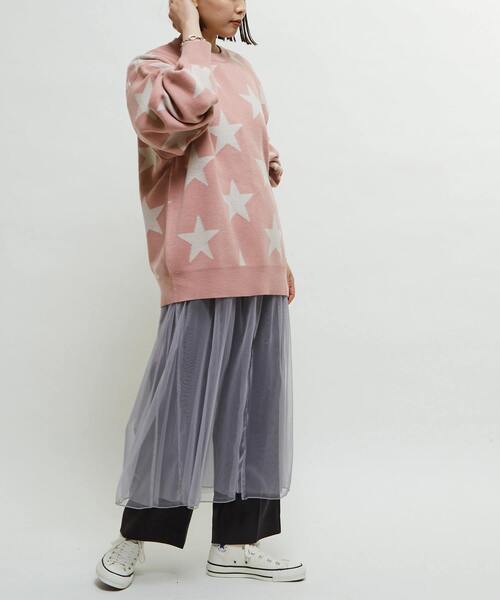 CONVERSE TOKYO ニット セーター STAR JACQUARD PULLOVER KNIT
