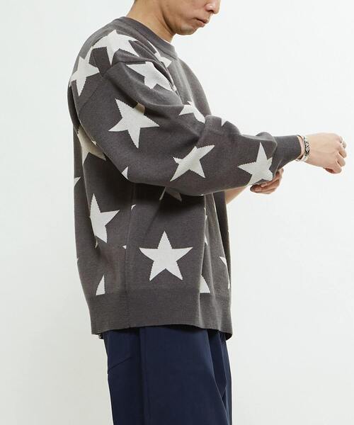 CONVERSE TOKYO ニット セーター STAR JACQUARD PULLOVER KNIT