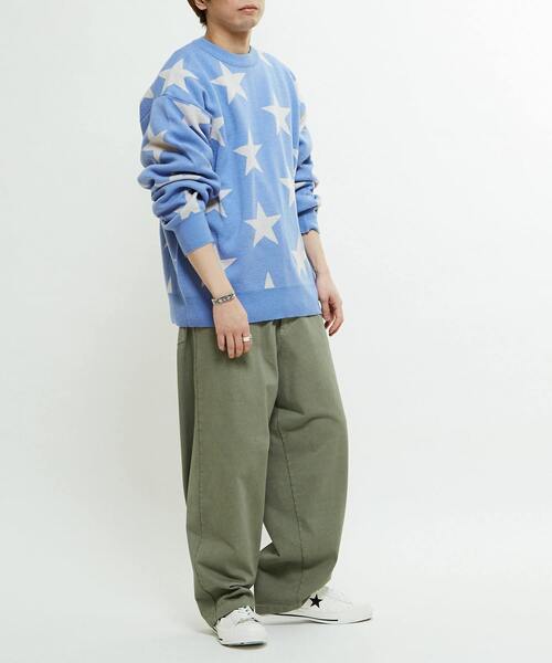 CONVERSE TOKYO ニット セーター STAR JACQUARD PULLOVER KNIT