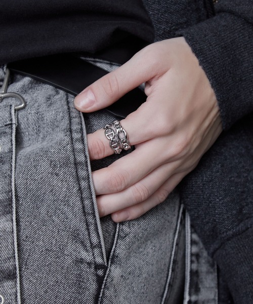 SERACE 指輪 リング 「SERACE」Silver design ring / シルバーデザイン