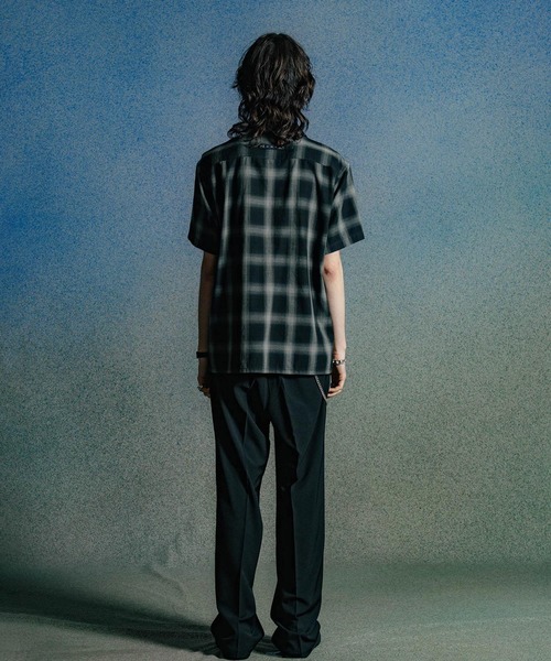 CRIMIE（クライミー） シャツ CHECK OPEN SHORT SLEEVE SHIRT メンズ