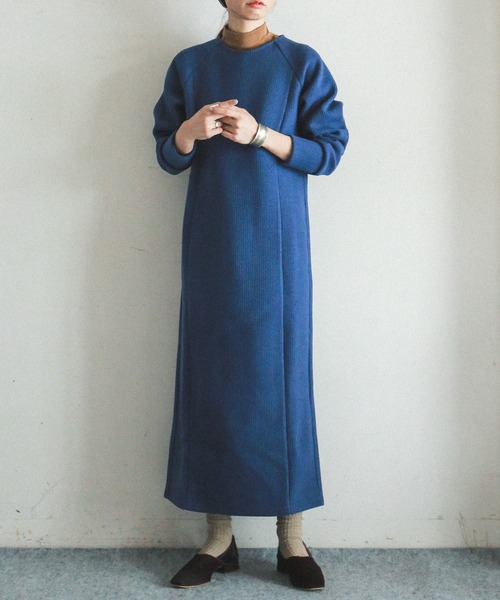 「FIL DE FER」 長袖ワンピース FREE ブラウン レディース_画像4