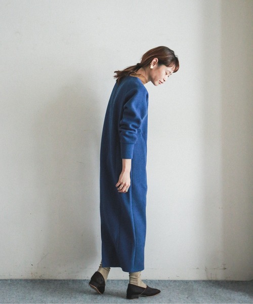 「FIL DE FER」 長袖ワンピース FREE ブラウン レディース_画像7