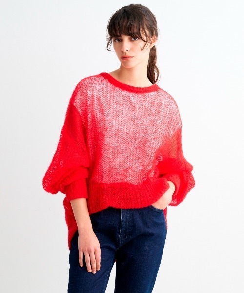 「three dots」 長袖ニット SMALL ブラック レディース_画像8