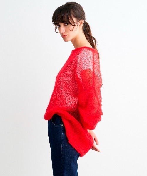「three dots」 長袖ニット SMALL ブラック レディース_画像9